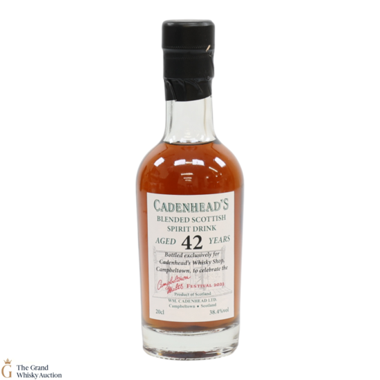 Cadenhead's - 42 Year Old - Campbeltown Malts Festival 2023 - Spirit Drink (20cl)