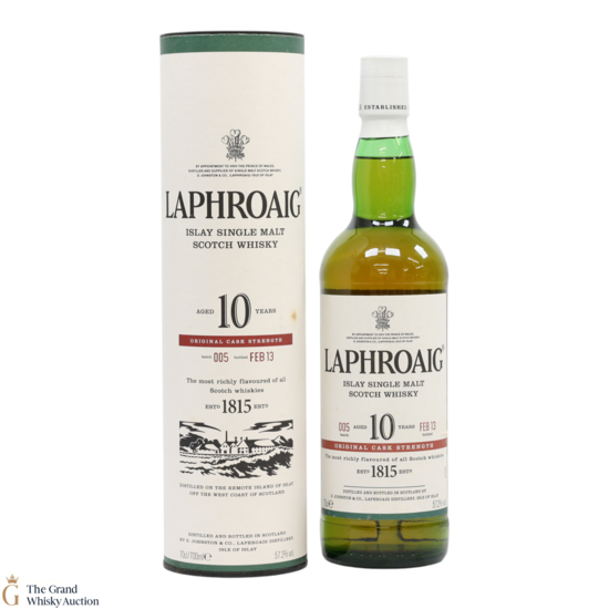 Laphroaig - 10 Year Old - Original Cask Strength Batch #005