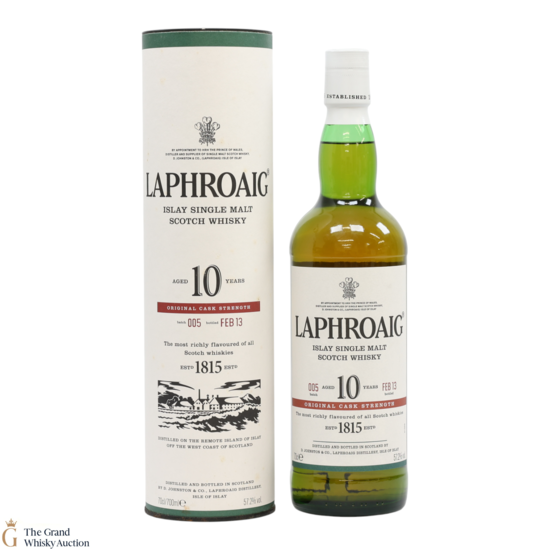 Laphroaig - 10 Year Old - Original Cask Strength Batch #005