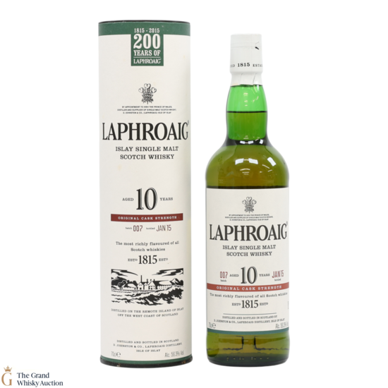 Laphroaig - 10 Year Old - Original Cask Strength Batch #007