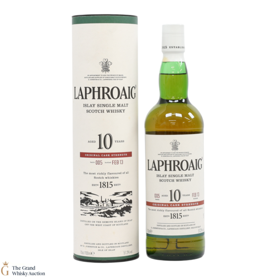 Laphroaig - 10 Year Old - Original Cask Strength Batch #005