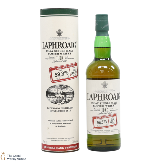 Laphroaig - 10 Year Old - Original Cask Strength Batch #004