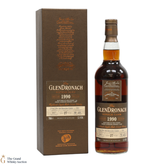 GlenDronach - 27 Year Old 1990 - PX Sherry #7902