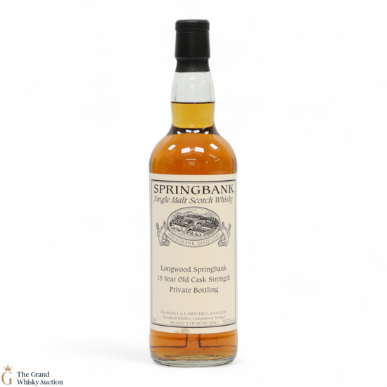 Springbank - 15 Year Old 2000 Cask Strength 43.2% - 2015 Private Bottling