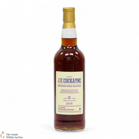 Bruichladdich - 12 Year Old - Sherry Private Cask #0455 - J E Cockayne