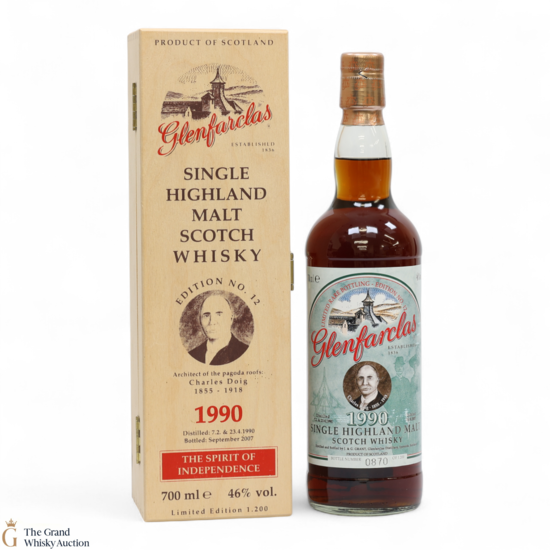 Glenfarclas - 1990 The Spirit of Independence - Charles Doig Edition No.12