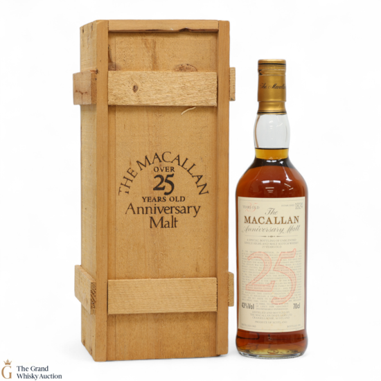 Macallan - 25 Year Old 1965 - Anniversary Malt 1991