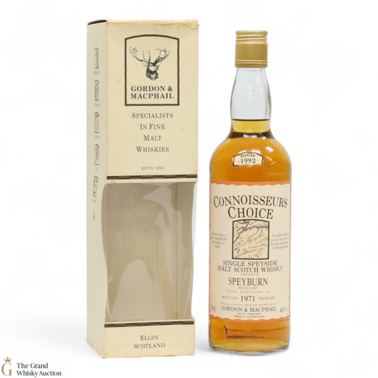 Speyburn - 1971 Gordon & MacPhail 1992 Connoisseurs Choice