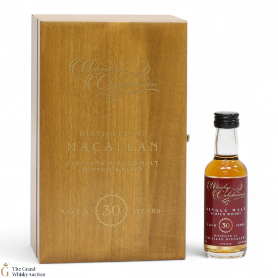 Macallan - 30 Year Old - Whisky Caledonian Red Label (5cl)