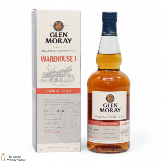 Glen Moray - 1998 Warehouse 1 - Barolo Finish