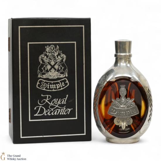 Haig's Dimple - 12 Year Old - Royal Pewter Decanter 