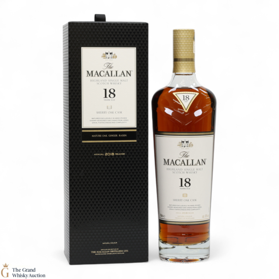 Macallan - 18 Year Old - Sherry Oak (2018)