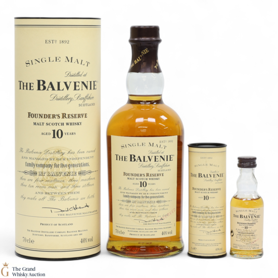 Balvenie - 10 Year Old - Founders Reserve (1x70cl & 1x5cl)