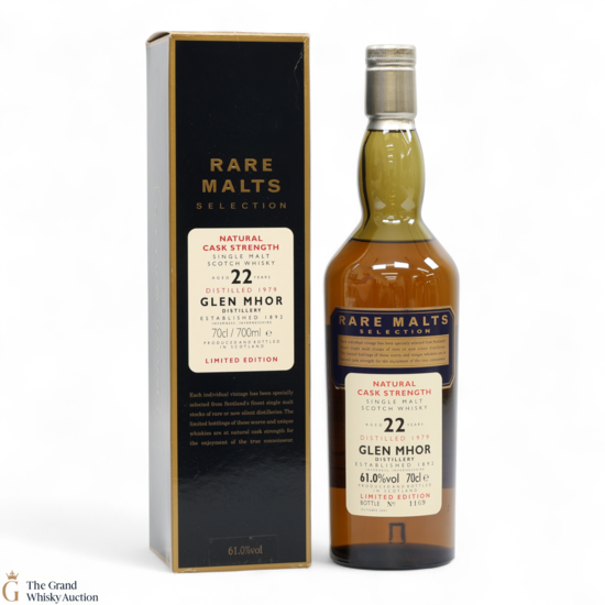Glen Mhor - 22 Year Old - 1979 Rare Malt 61% 