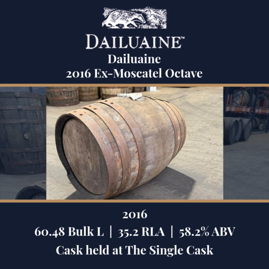 Dailuaine - 2016 Ex-Moscatel Octave - 60.48 Bulk L 58.2% ABV| Held In Bond