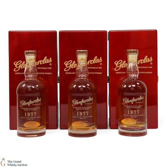 Glenfarclas - 44 Year Old 1977 - Single Cask #7284 (3x70cl)