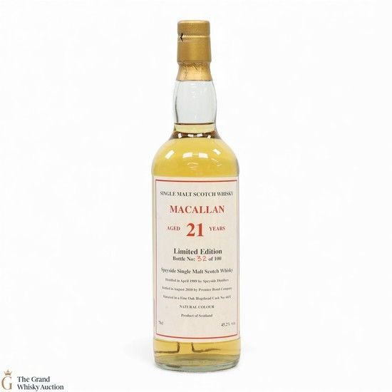 Macallan - 21 Year Old 1989 - Fine Oak Hogshead #6651 - Private Bottling 2010