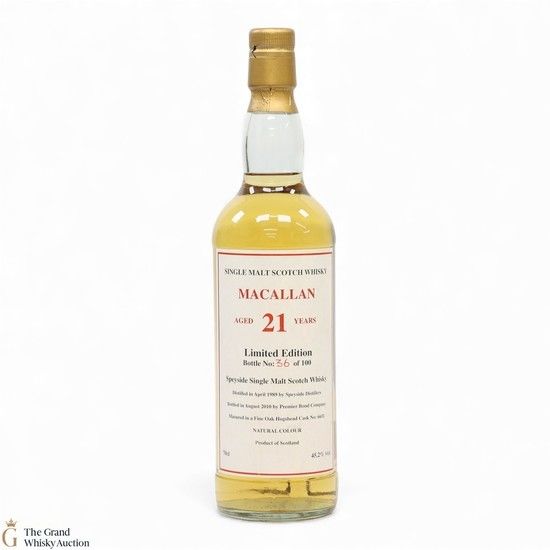 Macallan - 21 Year Old 1989 - Fine Oak Hogshead #6651 - Private Bottling 2010
