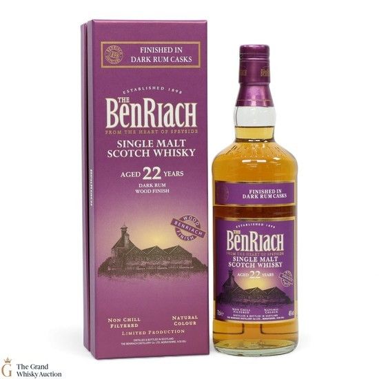 BenRiach - 22 Year Old - Dark Rum Wood Finish