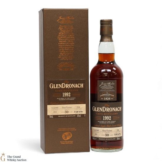 Glendronach - 30 Year Old 1992 - Hand Filled Cask Strength Oloroso #2386