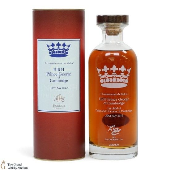 English Whisky Co. - Birth of Prince George Decanter 2013