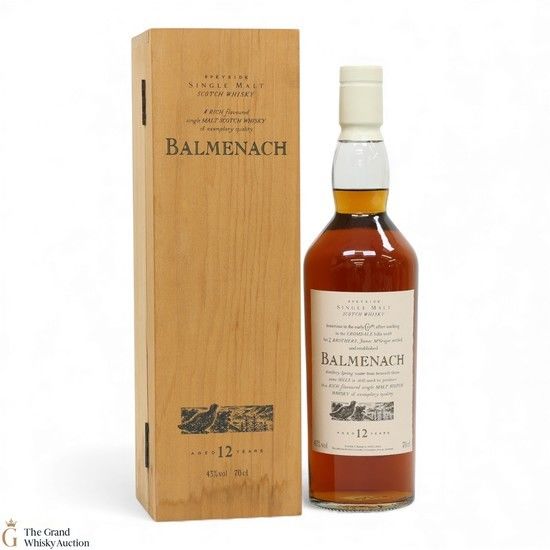Balmenach - 12 Year Old - Flora & Fauna (White Top & Wooden Box​)