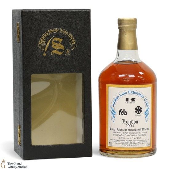 Glenfarclas - 15 Year Old - 1994 London Jubilee Line Extension C105 - Signatory Vintage