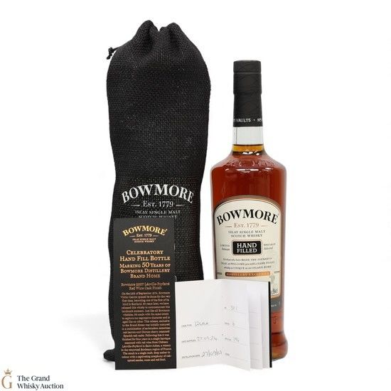Bowmore - 17 Year Old 2007 - Celebratory Hand Fill Bottle - 50 Years of Bowmore Distillery