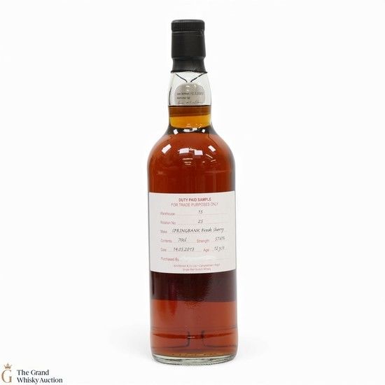 Springbank - 12 Year Old 2013 - Fresh Sherry - Duty Paid Sample 57.6%