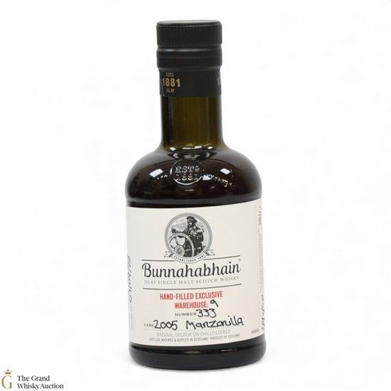 Bunnahabhain - 2005 Manzanilla #333 - Hand Filled Exclusive (20cl)