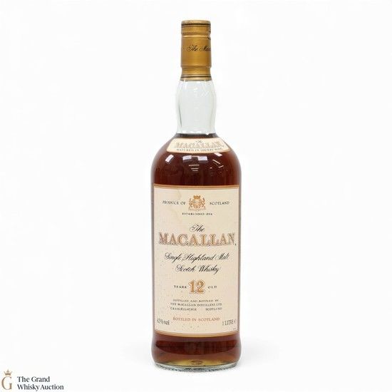 Macallan - 12 Year Old 1980s (1L)
