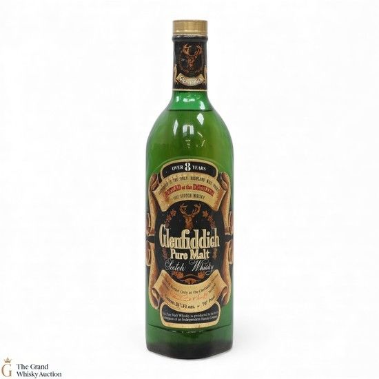 Glenfiddich - 8 Year Old - Pure Malt (1970s) (26 2/3 Fl Ozs)