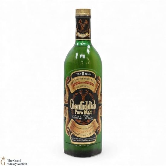 Glenfiddich - 8 Year Old - Pure Malt (1970s) (26 2/3 Fl Ozs)