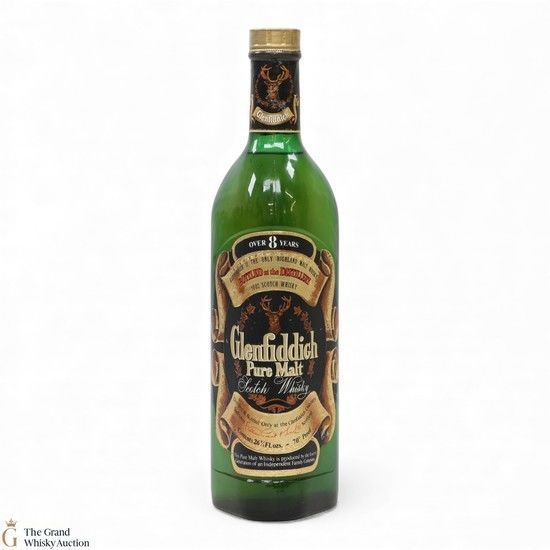 Glenfiddich - 8 Year Old - Pure Malt (1970s) (26 2/3 Fl Ozs)
