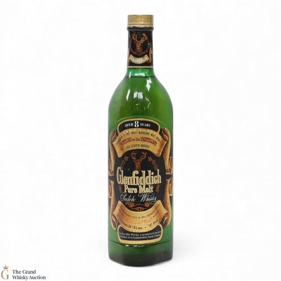 Glenfiddich - 8 Year Old - Pure Malt (1970s) (26 2/3 Fl Ozs)