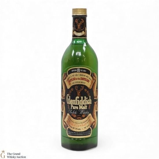Glenfiddich - 8 Year Old - Pure Malt (1970s) (26 2/3 Fl Ozs)