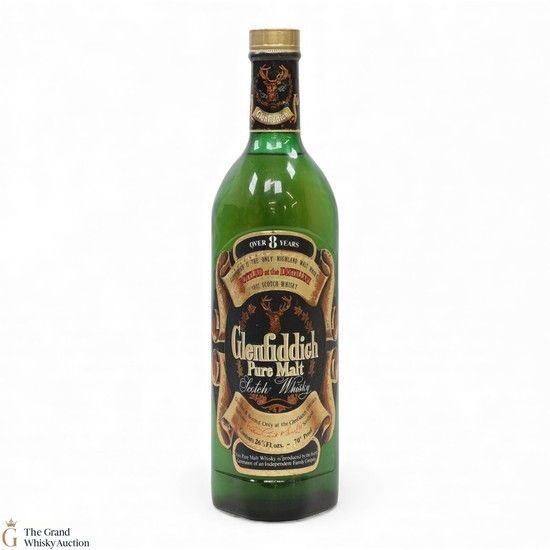 Glenfiddich - 8 Year Old - Pure Malt (1970s) (26 2/3 Fl Ozs)