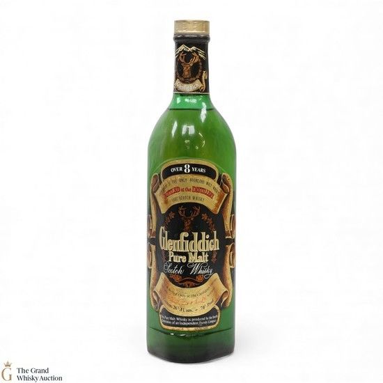 Glenfiddich - 8 Year Old - Pure Malt (1970s) (26 2/3 Fl Ozs)