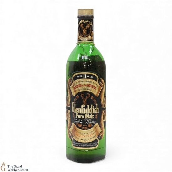 Glenfiddich - 8 Year Old - Pure Malt - 1974 Queens Export Award (26 2/3 Fl Ozs)