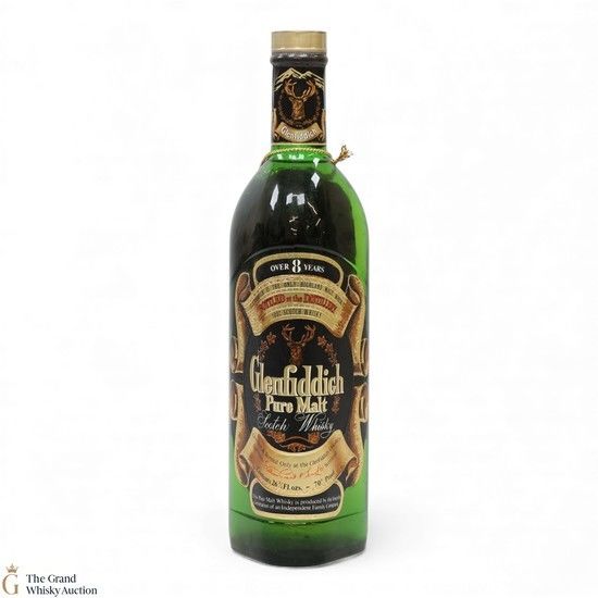 Glenfiddich - 8 Year Old - Pure Malt - 1974 Queens Export Award (26 2/3 Fl Ozs)