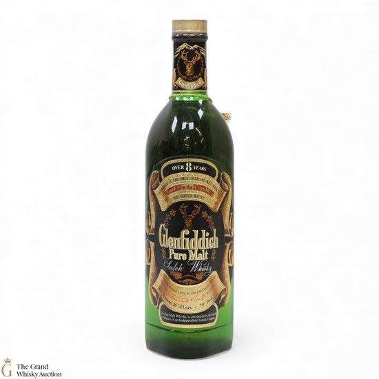 Glenfiddich - 8 Year Old - Pure Malt - 1974 Queens Export Award (26 2/3 Fl Ozs)