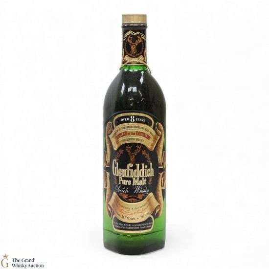 Glenfiddich - 8 Year Old - Pure Malt - 1974 Queens Export Award (26 2/3 Fl Ozs)
