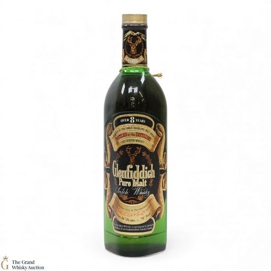 Glenfiddich - 8 Year Old - Pure Malt - 1974 Queens Export Award (26 2/3 Fl Ozs)