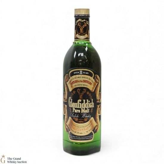 Glenfiddich - 8 Year Old - Pure Malt - 1974 Queens Export Award (26 2/3 Fl Ozs)