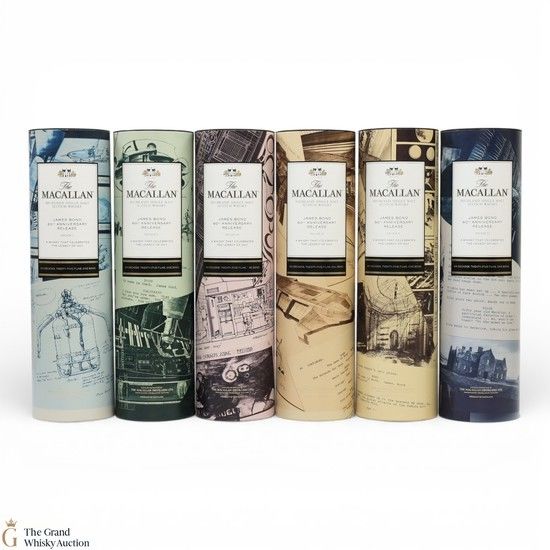 Macallan - James Bond 60th Anniversary - Decade I - VI (6 x 70cl)