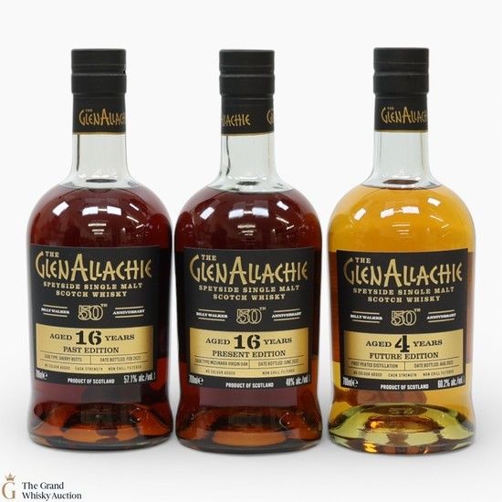 Glenallachie - Billy Walker 50th Anniversary Trilogy - Past, Present and Future (3 x 70cl)