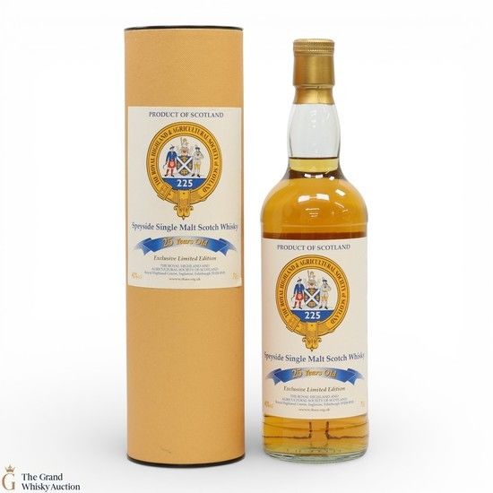 Speyside - 25 Year Old - The Royal Highland & Agricultural Society of Scotland