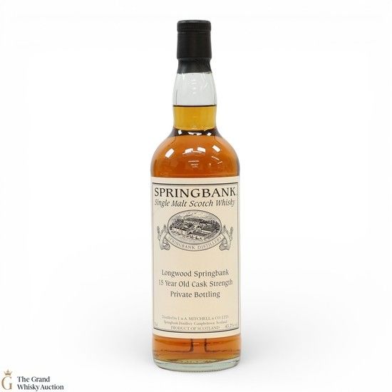 Springbank - 15 Year Old 2000 Cask Strength 43.2% - 2015 Private Bottling