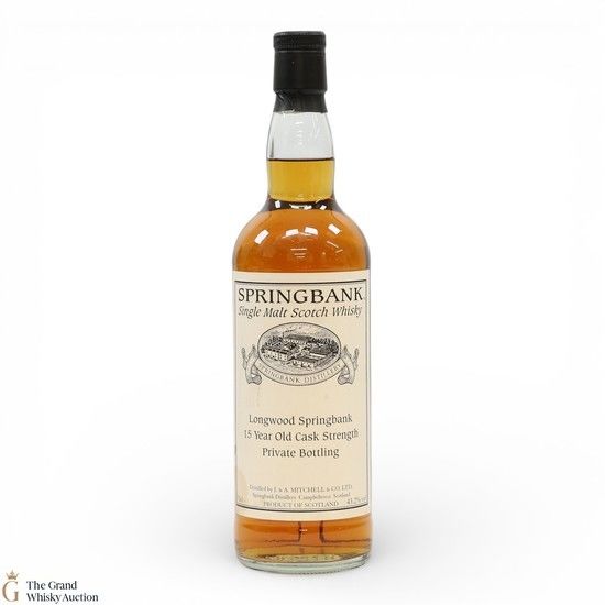 Springbank - 15 Year Old 2000 Cask Strength 43.2% - 2015 Private Bottling