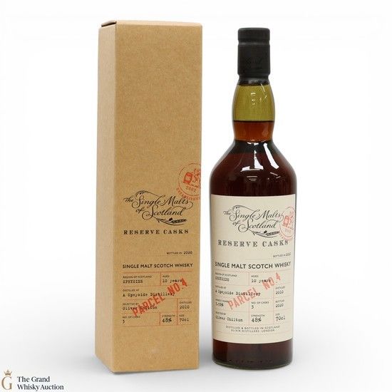 Speyside - 10 Year Old 2010 - Reserve Casks Parcel No. 4